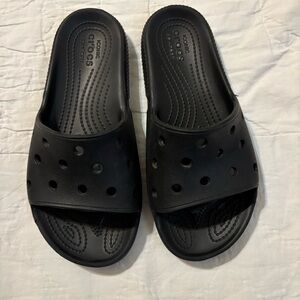CROCS Black Slide Sandals